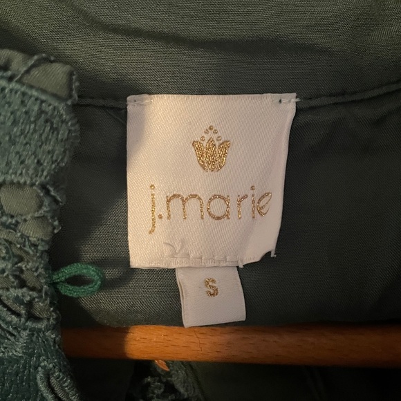 New J. Marie Seraphina 3D Floral Lace Shift Dress size Small - Picture 12 of 14